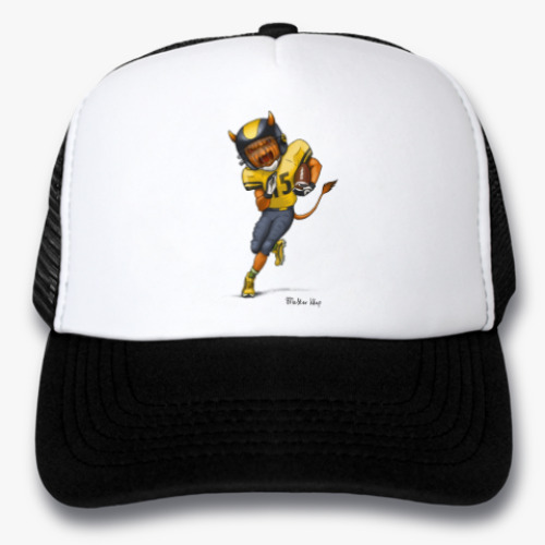 Кепка-тракер с принтом Тыква Американский футбол