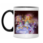 Кружка двухцветная