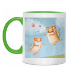 Двухцветная кружка Безумства Любви