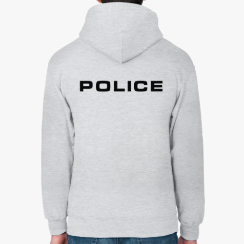 Толстовка худи с принтом Police