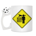 Кружка с футбольным мячиком