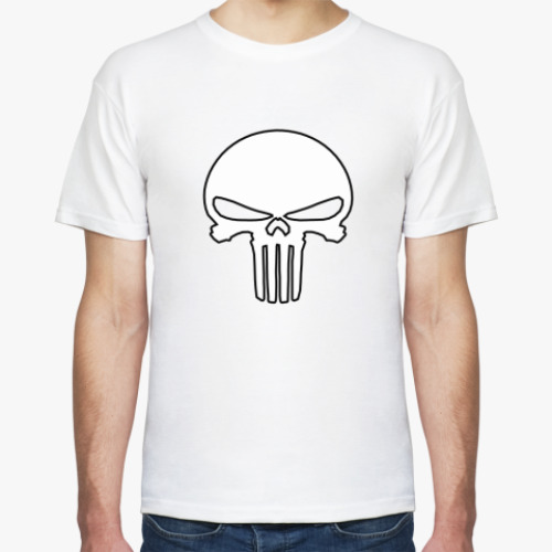 Футболка с принтом Punisher Scull