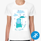 Женская спортивная футболка