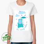 Женская футболка органик