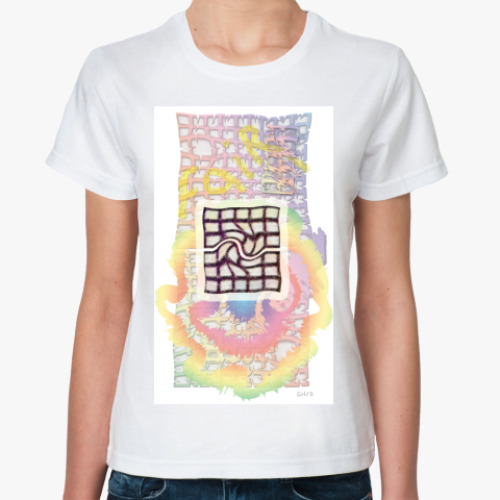 Классическая футболка с принтом Fair