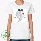 Женская футболка органик