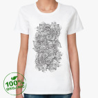 Женская футболка органик