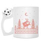 Кружка с футбольным мячиком