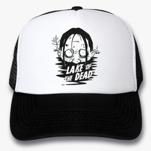 Кепка-тракер с принтом Кепка  (черная) Zombie