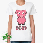 Женская футболка органик