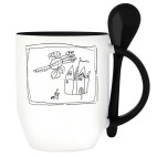 Кружка с ложкой