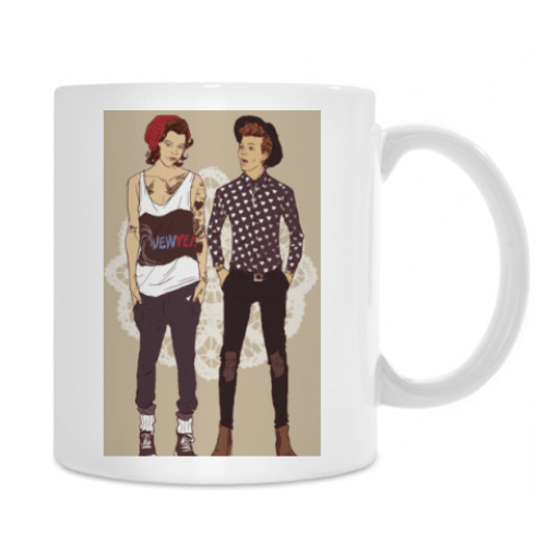 Кружка с принтом Larry 1D