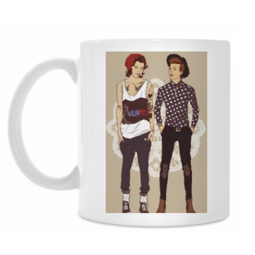 Кружка с принтом Larry 1D