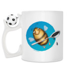 Кружка с футбольным мячиком