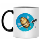 Кружка двухцветная