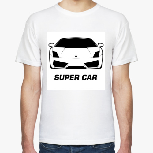 Футболка с принтом Super car