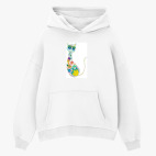 Толстовка худи оверсайз