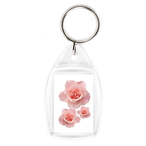 Брелок с принтом розовые розы