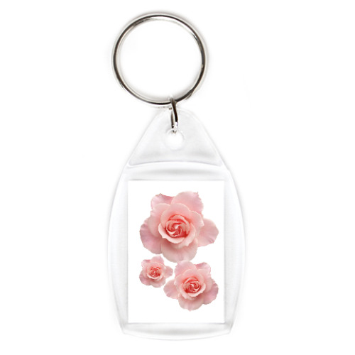 Брелок с принтом розовые розы