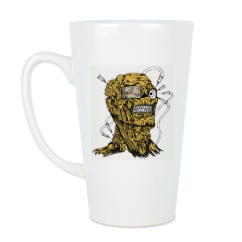 Чашка Латте с принтом Terminator