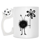 Кружка с футбольным мячиком