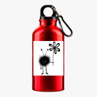 Металлическая бутылка 400 мл UV-DTF