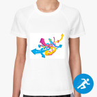 Женская спортивная футболка