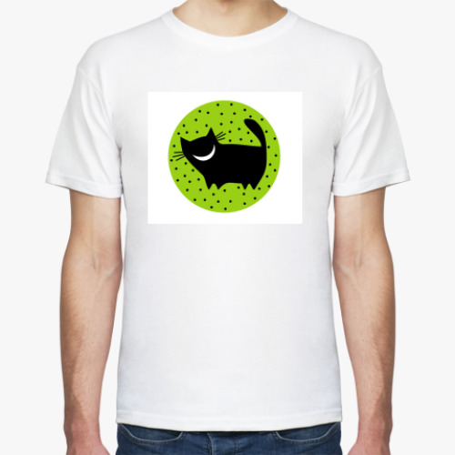 Футболка с принтом Кот