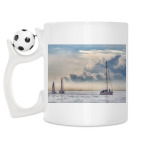 Кружка с футбольным мячиком
