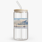 Банка с бамбуковой крышкой