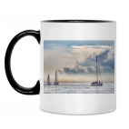 Кружка двухцветная