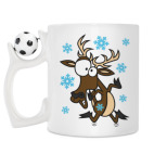 Кружка с футбольным мячиком