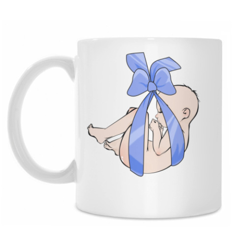 Кружка с принтом У вас будет малыш