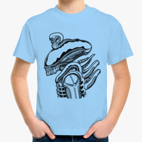 Детская футболка с принтом Чужой