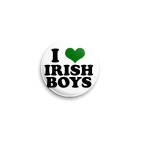 Значок 25 мм  'I love Irish boys'