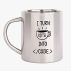 Кружка металлическая