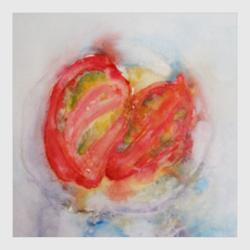 Постер с принтом Помидорка