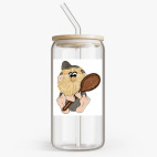 Банка с бамбуковой крышкой