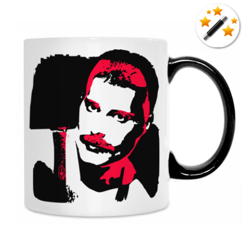 Кружка-хамелеон с принтом Queen