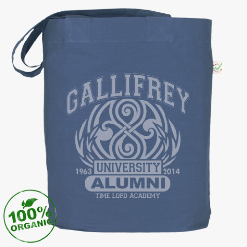 Сумка шоппер с принтом Gallifrey University Alumni