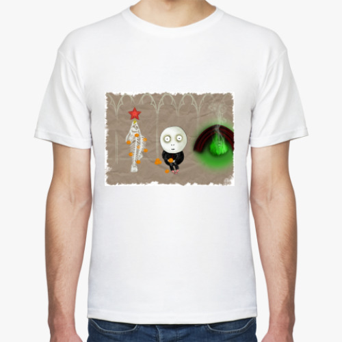 Футболка с принтом New Year