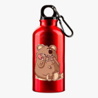 Металлическая бутылка 400 мл UV-DTF