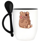 Кружка с ложкой