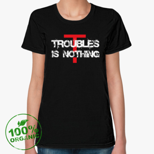 Женская футболка из органик-хлопка с принтом Motivation