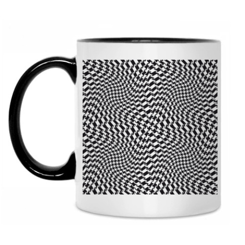 Кружка с принтом Иллюзия