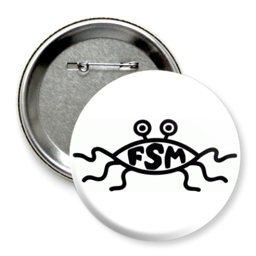 Значок 75мм с принтом  ЛММ