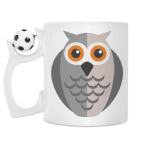 Кружка с футбольным мячиком