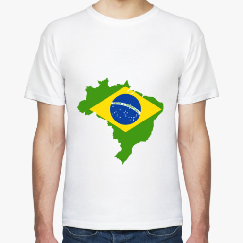 Футболка с принтом Бразилия