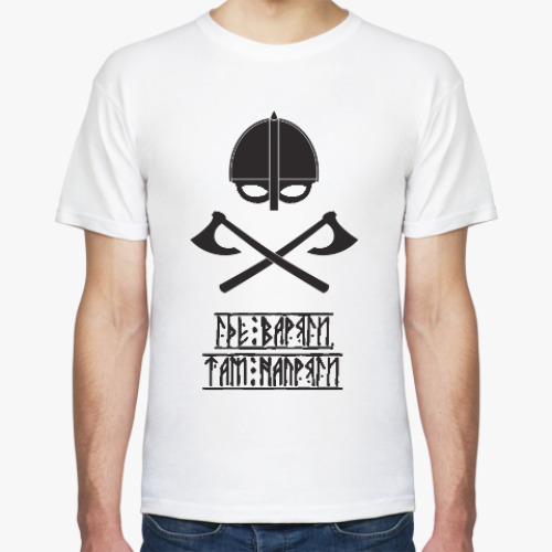 Футболка с принтом Варяги