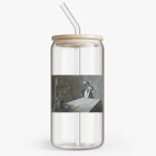 Банка с бамбуковой крышкой